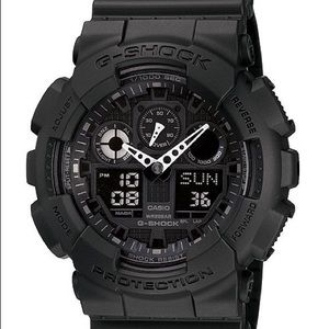 Black G-Shock, White Dial